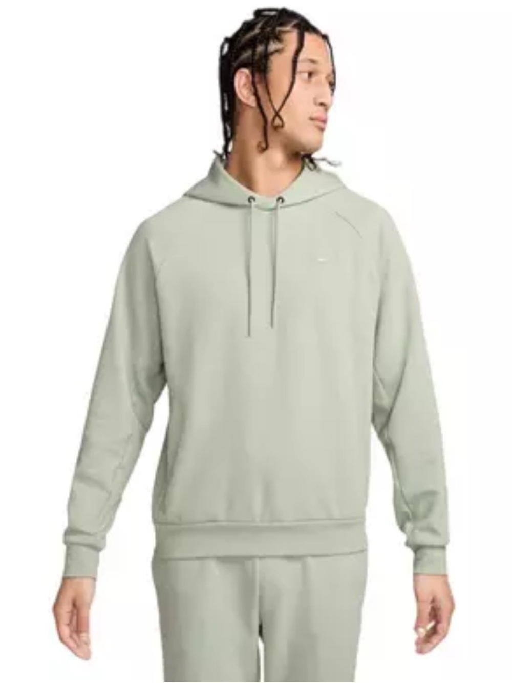 Nike Men's Primary Dri-FIT UV Pullover Versatile Hoodie Light Green